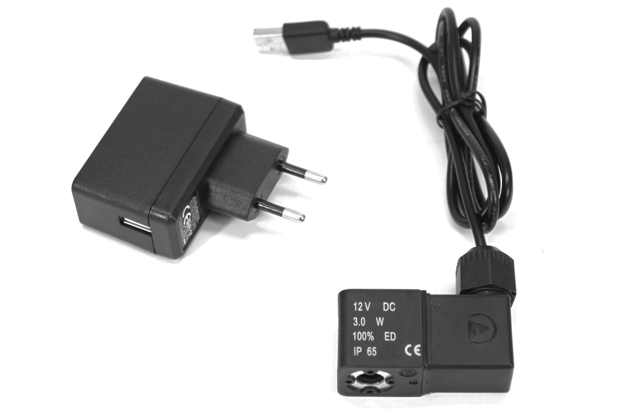 12v DC USB magneetspoel en eurotransformator